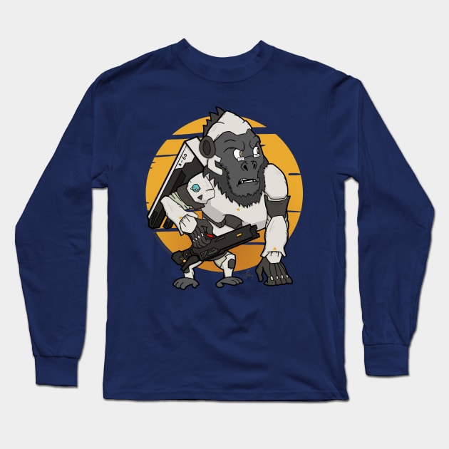 Winston - Lil' Blizzard T-Shirt Long Sleeve T-Shirt by Frayed